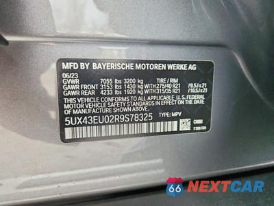 Zdjęcie 13 z 13 samochodu: 2024 BMW X5 XDRIVE50E VIN:5UX43EU02R9S78325 - miniatura