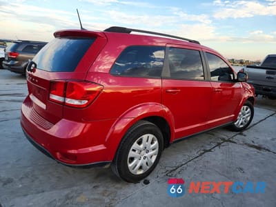 Trzecie zdjęcie samochodu z tyłu: 2019 DODGE JOURNEY SE VIN:3C4PDCBB5KT866088 - miniatura
