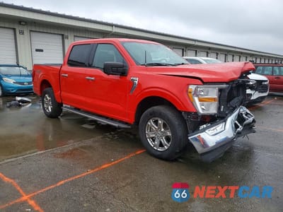 Czwarte zdjęcie samochodu z boku: 2021 FORD F150 SUPERCREW VIN:1FTEW1EP9MKD20752 - miniatura