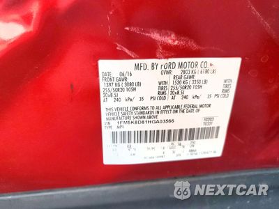 Zdjęcie 13 z 13 samochodu: 2017 FORD EXPLORER XLT VIN:1FM5K8D81HGA03566 - miniatura