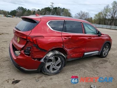 Trzecie zdjęcie samochodu z tyłu: 2022 HYUNDAI SANTA FE SEL VIN:5NMS24AJ2NH373582 - miniatura