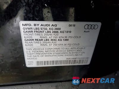 Zdjęcie 14 z 14 samochodu: 2018 AUDI SQ5 PREMIUM PLUS VIN:WA1A4AFY5J2201081 - miniatura