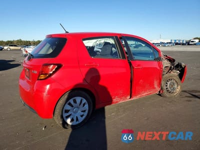 Trzecie zdjęcie samochodu z tyłu: 2016 TOYOTA YARIS 5-DOOR L VIN:VNKKTUD38GA058252 - miniatura