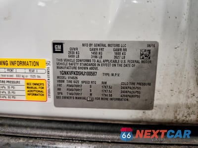 Zdjęcie 13 z 14 samochodu: 2017 CHEVROLET TRAVERSE LS VIN:1GNKVFKD5HJ100587 - miniatura