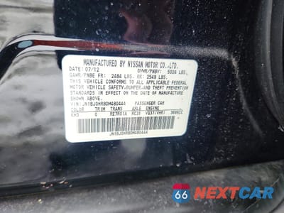 Zdjęcie 13 z 13 samochodu: 2013 INFINITI EX37 BASE VIN:JN1BJ0HR8DM480444 - miniatura