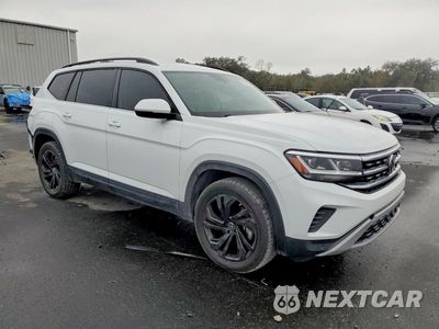 Czwarte zdjęcie samochodu z boku: 2022 VOLKSWAGEN ATLAS SE VIN:1V2WR2CA8NC509452 - miniatura