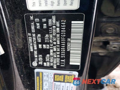 Zdjęcie 12 z 12 samochodu: 2015 KIA OPTIMA SX VIN:5XXGR4A69FG384642 - miniatura