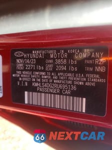 Zdjęcie 13 z 13 samochodu: 2024 HYUNDAI ELANTRA SEL VIN:KMHLS4DG2RU695136 - miniatura