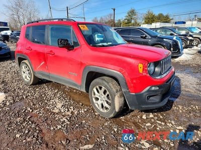 Czwarte zdjęcie samochodu z boku: 2017 JEEP RENEGADE LATITUDE VIN:ZACCJBBB2HPG48966 - miniatura