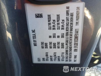 Zdjęcie 12 z 13 samochodu: 2021 TESLA MODEL 3 VIN:5YJ3E1EC0MF914411 - miniatura