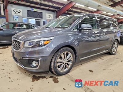 2018 KIA SEDONA SXL KNDME5C15J6357385 - główne zdjęcie licytacji z USA - miniatura
