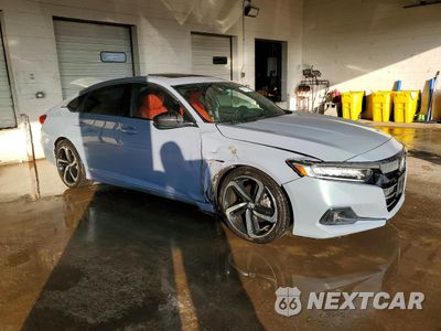 Czwarte zdjęcie samochodu z boku: 2022 HONDA ACCORD SPORT VIN:1HGCV2F38NA005008 - miniatura
