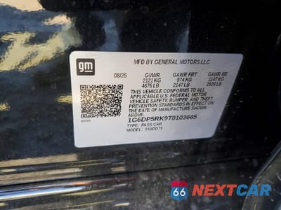Zdjęcie 13 z 13 samochodu: 2026 CADILLAC CT5 SPORT VIN:1G6DP5RK9T0103665 - miniatura