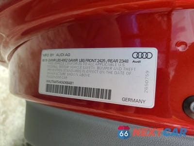 Zdjęcie 12 z 12 samochodu: 2019 AUDI A5 PREMIUM PLUS VIN:WAUTNAF54KA068481 - miniatura