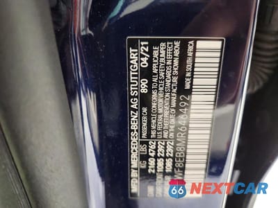 Zdjęcie 12 z 12 samochodu: 2021 MERCEDES-BENZ C 300 4MATIC VIN:W1KWF8EB8MR646492 - miniatura