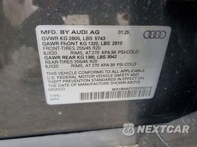 Zdjęcie 13 z 13 samochodu: 2025 AUDI SQ5 PREMIUM PLUS VIN:WA1B4AFY2S2056748 - miniatura