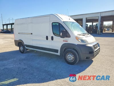 Czwarte zdjęcie samochodu z boku: 2019 RAM PROMASTER 2500 DELIVERY VAN VIN:3C6TRVDGXKE500353 - miniatura