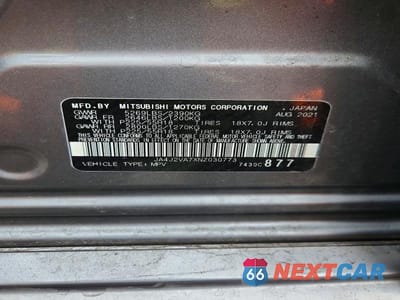 Zdjęcie 13 z 13 samochodu: 2022 MITSUBISHI OUTLANDER PHEV SEL VIN:JA4J2VA7XNZ030773 - miniatura