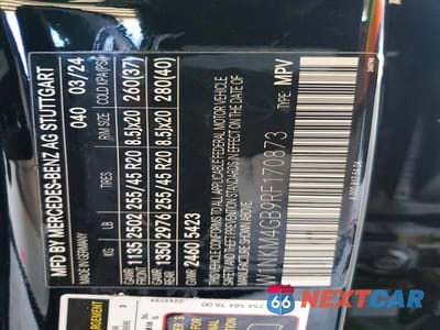 Zdjęcie 13 z 13 samochodu: 2024 MERCEDES BENZ GLC VIN:W1NKM4GB9RF170873 - miniatura