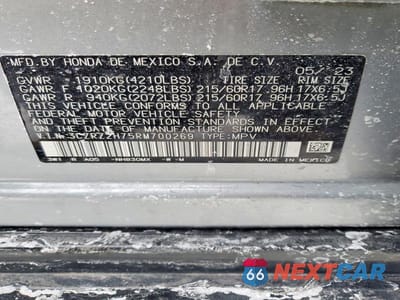 Zdjęcie 13 z 13 samochodu: 2024 HONDA HR-V EXL VIN:3CZRZ2H75RM700269 - miniatura