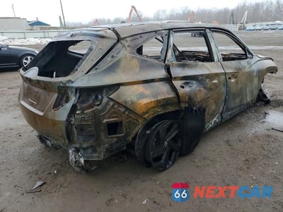 Trzecie zdjęcie samochodu z tyłu: 2022 HYUNDAI TUCSON SEL VIN:5NMJFCAE1NH008095 - miniatura