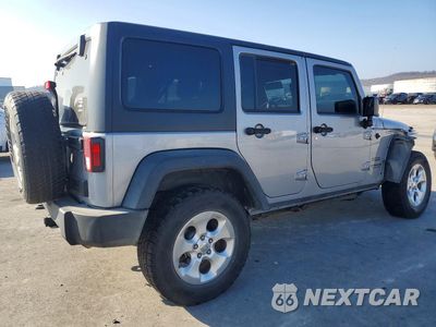 Trzecie zdjęcie samochodu z tyłu: 2016 JEEP WRANGLER UNLIMITED SPORT VIN:1C4BJWDG8GL310597 - miniatura