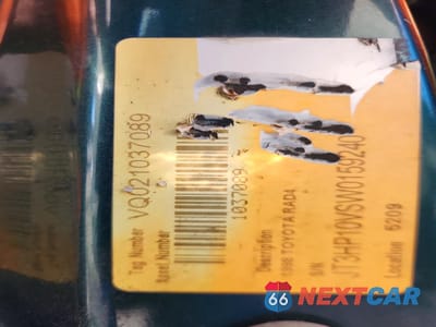 Zdjęcie 13 z 14 samochodu: 1998 TOYOTA RAV4 VIN:JT3HP10VSW0159240 - miniatura