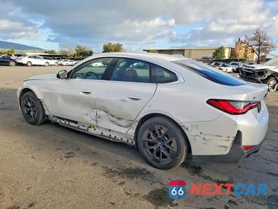 Drugie zdjęcie samochodu z przodu: 2024 BMW I4 EDRIVE 35 VIN:WBY43AW04RFS05402 - miniatura