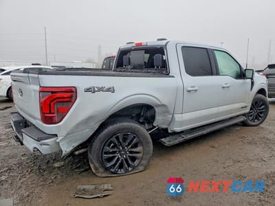 Trzecie zdjęcie samochodu z tyłu: 2025 FORD F150 LARIAT VIN:1FTFW5LD1SFC57608 - miniatura