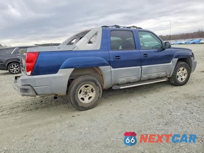 Trzecie zdjęcie samochodu z tyłu: 2002 CHEVROLET AVALANCHE K1500 VIN:3GNEK13T72G101411 - miniatura