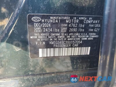 Zdjęcie 13 z 13 samochodu: 2025 GENESIS G70 BASE VIN:KMTG34SC3SU157054 - miniatura