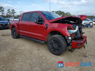 Czwarte zdjęcie samochodu z boku: 2024 FORD F150 XLT VIN:1FTFW3L58RFA84385 - miniatura