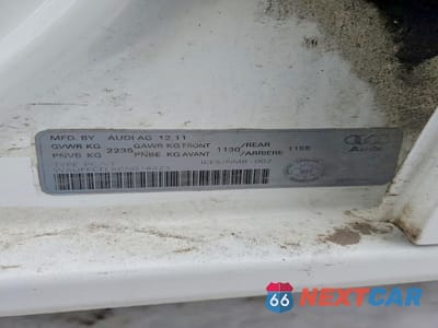 Zdjęcie 13 z 13 samochodu: 2012 AUDI A4 PREMIUM VIN:WAUFFCFLXCN018425 - miniatura