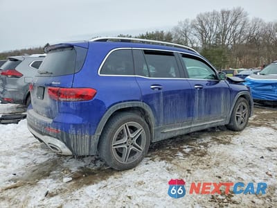 Trzecie zdjęcie samochodu z tyłu: 2020 MERCEDES-BENZ GLB 250 4MATIC VIN:W1N4M4HB3LW023110 - miniatura