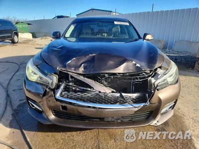 Piąte zdjęcie samochodu w środku: 2015 INFINITI Q50 BASE VIN:JN1BV7AR8FM407729 - miniatura