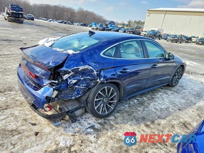 Trzecie zdjęcie samochodu z tyłu: 2021 HYUNDAI SONATA LIMITED VIN:5NPEH4J27MH110719 - miniatura