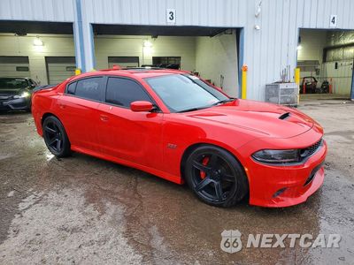 Czwarte zdjęcie samochodu z boku: 2022 DODGE CHARGER SCAT PACK VIN:2C3CDXGJ0NH267784 - miniatura