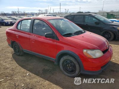 Czwarte zdjęcie samochodu z boku: 2000 TOYOTA ECHO VIN:JTDBT1233Y0024768 - miniatura