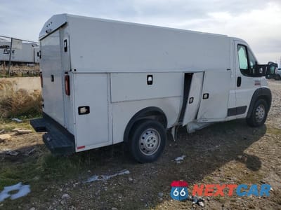 Trzecie zdjęcie samochodu z tyłu: 2021 RAM PROMASTER 3500 UTILITY / SERVICE TRUCK VIN:3C7WRVKG3ME564524 - miniatura