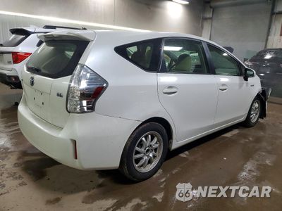 Trzecie zdjęcie samochodu z tyłu: 2013 TOYOTA PRIUS V TWO VIN:JTDZN3EU1D3203120 - miniatura