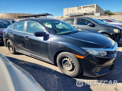 Czwarte zdjęcie samochodu z boku: 2017 HONDA CIVIC LX VIN:19XFC2E5XHE005601 - miniatura