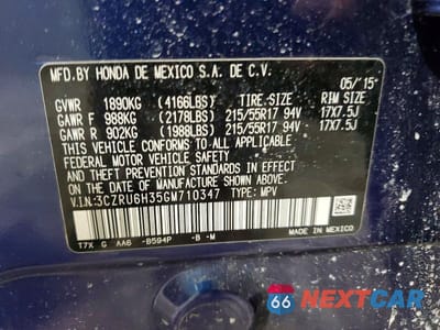 Zdjęcie 13 z 13 samochodu: 2016 HONDA HR-V LX VIN:3CZRU6H35GM710347 - miniatura