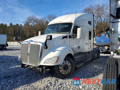 Drugie zdjęcie samochodu z przodu: 2020 KENWORTH T680 SEMI TRUCK VIN:1XKYDP9X1LJ419106 - miniatura
