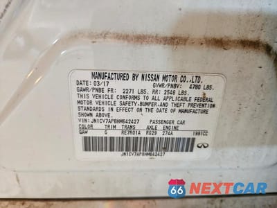 Zdjęcie 12 z 12 samochodu: 2017 INFINITI Q50 BASE VIN:JN1CV7AP8HM642427 - miniatura