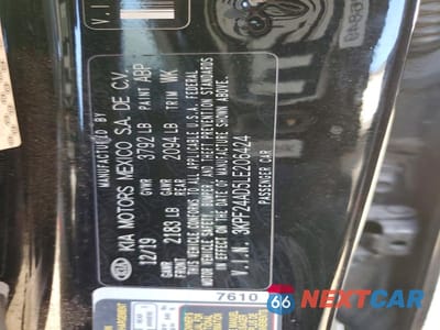 Zdjęcie 13 z 13 samochodu: 2020 KIA FORTE FE VIN:3KPF24AD5LE206424 - miniatura