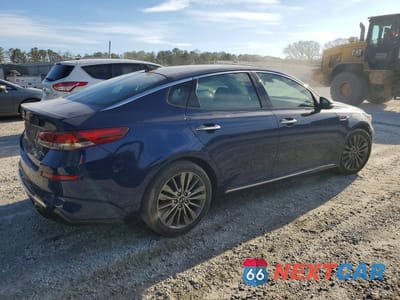 Trzecie zdjęcie samochodu z tyłu: 2019 KIA OPTIMA SXL VIN:5XXGV4L28KG305994 - miniatura