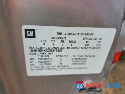 Zdjęcie 12 z 12 samochodu: 2003 BUICK LESABRE LIMITED VIN:1G4HR54KX3U242837 - miniatura