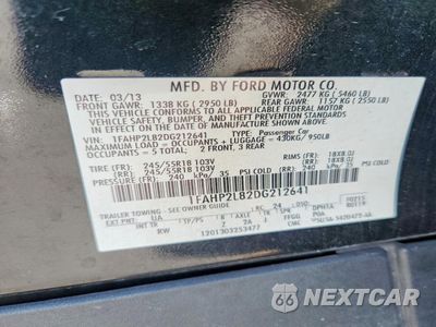 Zdjęcie 13 z 14 samochodu: 2013 FORD TAURUS POLICE INTERCEPTOR VIN:1FAHP2L82DG212641 - miniatura