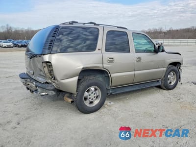 Trzecie zdjęcie samochodu z tyłu: 2001 CHEVROLET TAHOE K1500 VIN:1GNEK13T31R109679 - miniatura