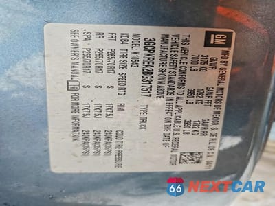 Zdjęcie 12 z 13 samochodu: 2011 CHEVROLET SILVERADO K1500 LS VIN:3GCPKREA2BG317517 - miniatura